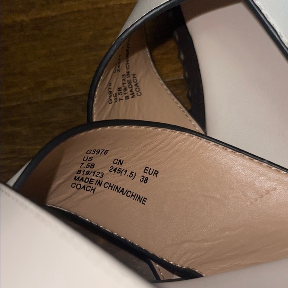 New, COACH Haley Sandals - Picture 6 of 9